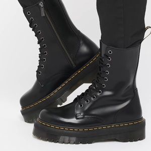 RARE/DISCONTINUED BRAND NEW IN BOX Dr. Martens Jadon Hi 10-Eye Boot